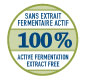 100 % SANS EXTRAITS FERMENTAIRES ACTIFS
